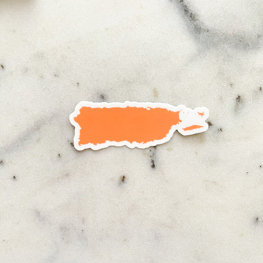 Puerto Rico Sticker • La Isla • Peach